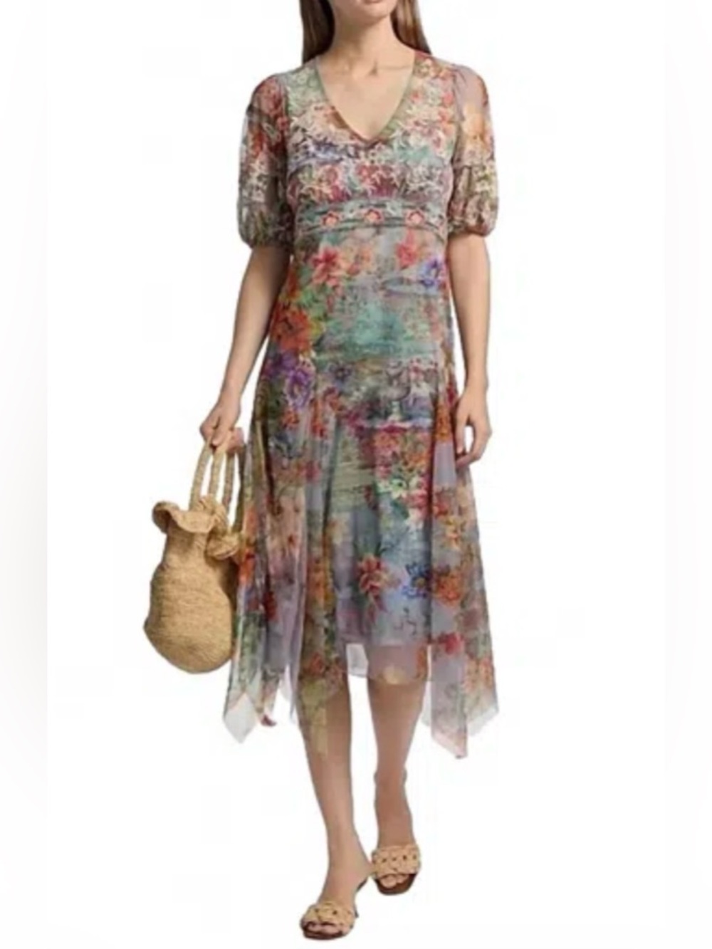 NWT Johnny Was Sally Mesh Slip Dress
(Slip included) Sz Small